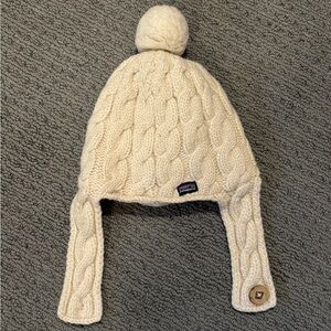 PATAGONIA Girls Winter Hat Knit Cream